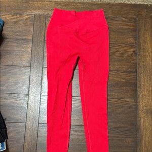 SHEIN Red Leggings Sleek Stretchy Design